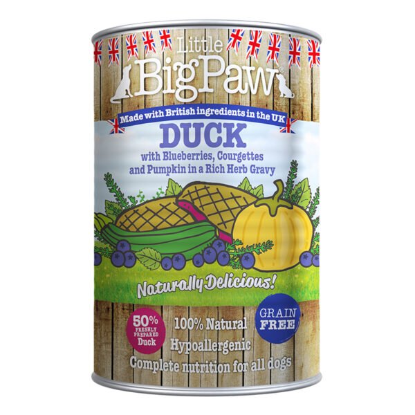 Little Big Paw - Duck & Vegetable Wet Food in a Rich Herb Gravy